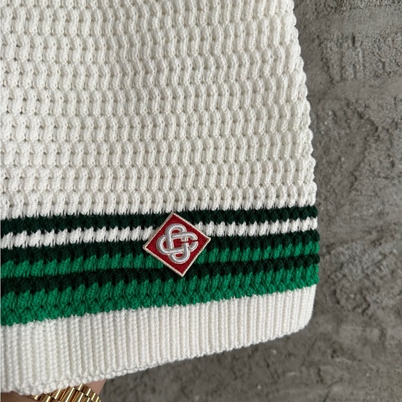 CASA BLANCA Crochet Short Casual - Picture 2 of 4